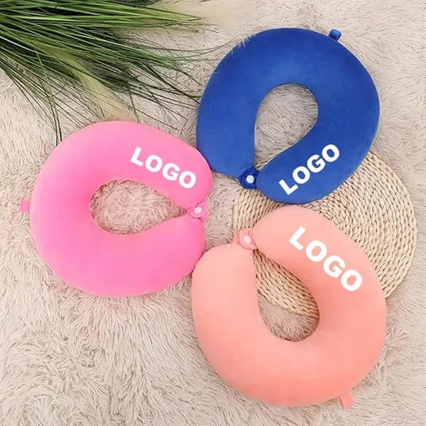 Custom Soft Microfiber Travel Plane Car Neck Pillow - Custom Soft Microfiber Travel Plane Car Neck Pillow - Image 3 of 3