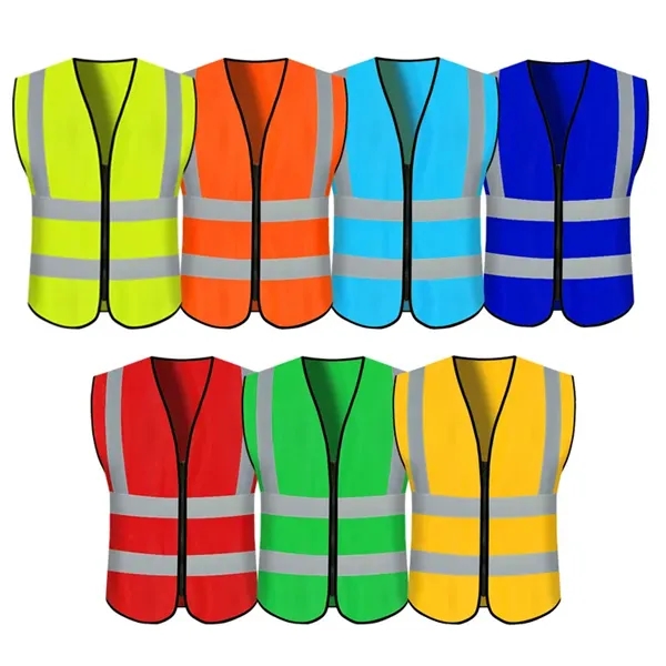 Reflective Safety Vest w/Pockets - Reflective Safety Vest w/Pockets - Image 3 of 3