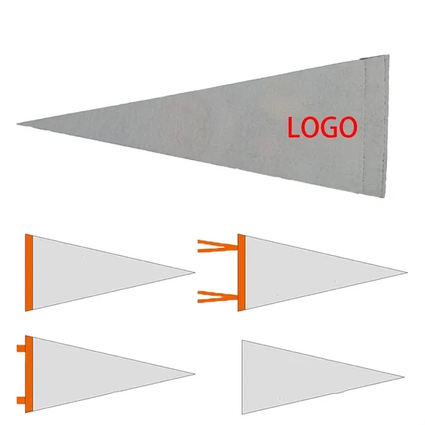 Colorful Felt Pennants For Outdoor Campfires - Colorful Felt Pennants For Outdoor Campfires - Image 0 of 1