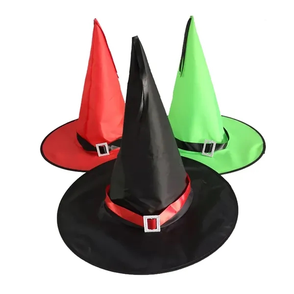 Black Halloween Wizard  Witch Hat - Black Halloween Wizard  Witch Hat - Image 2 of 9