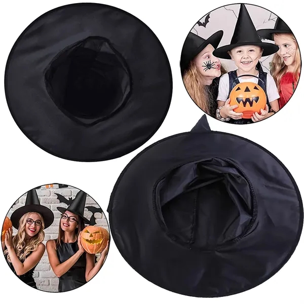 Black Halloween Wizard  Witch Hat - Black Halloween Wizard  Witch Hat - Image 3 of 9