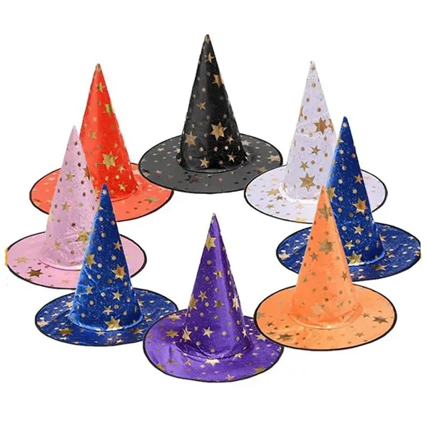 Black Halloween Wizard  Witch Hat - Black Halloween Wizard  Witch Hat - Image 8 of 9