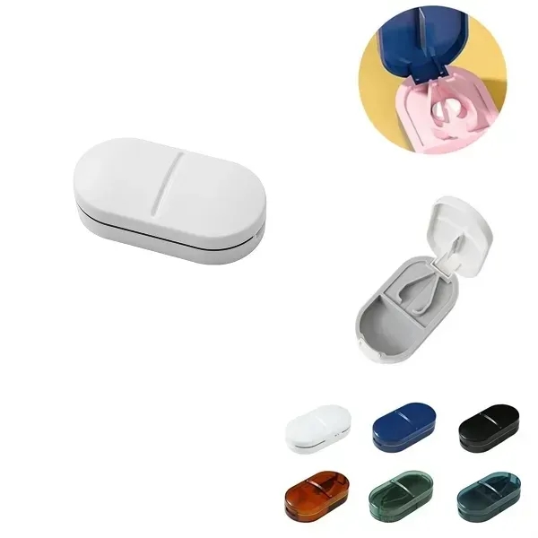 Mini Portable Pill Cutter and Storage Box - Mini Portable Pill Cutter and Storage Box - Image 0 of 4