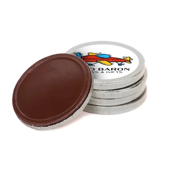0.2 oz. Chocolate Coin - 0.2 oz. Chocolate Coin - Image 1 of 4