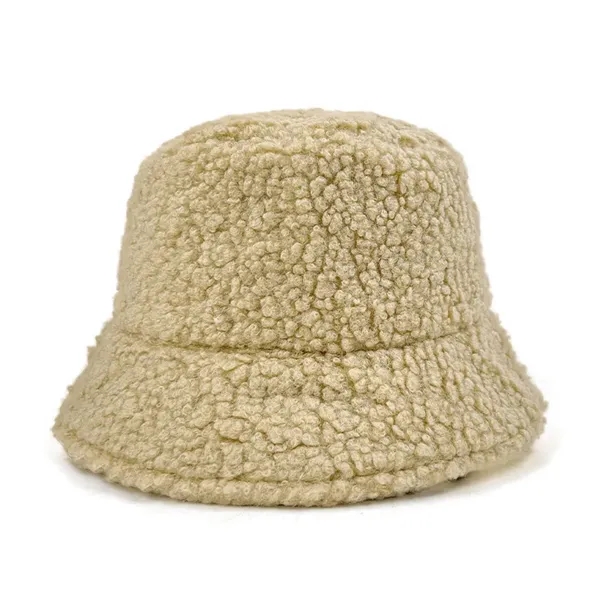 Lamb Wool Furry Bucket Hat - Lamb Wool Furry Bucket Hat - Image 1 of 4