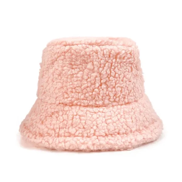 Lamb Wool Furry Bucket Hat - Lamb Wool Furry Bucket Hat - Image 3 of 4