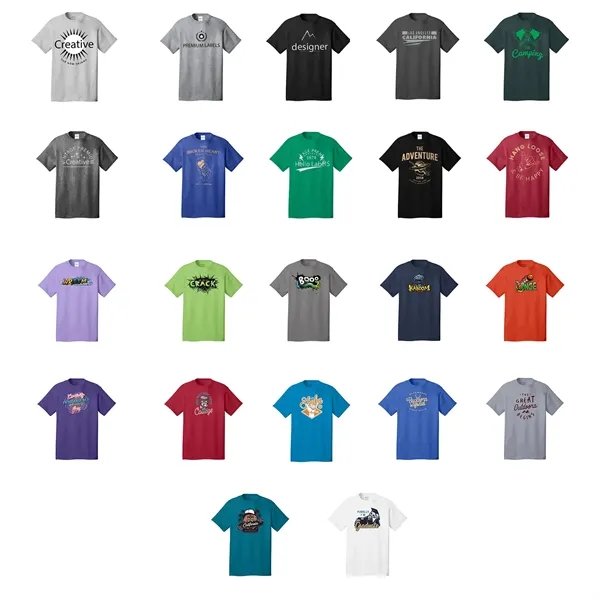 Core Cotton Tee 5.4 oz - Core Cotton Tee 5.4 oz - Image 7 of 23
