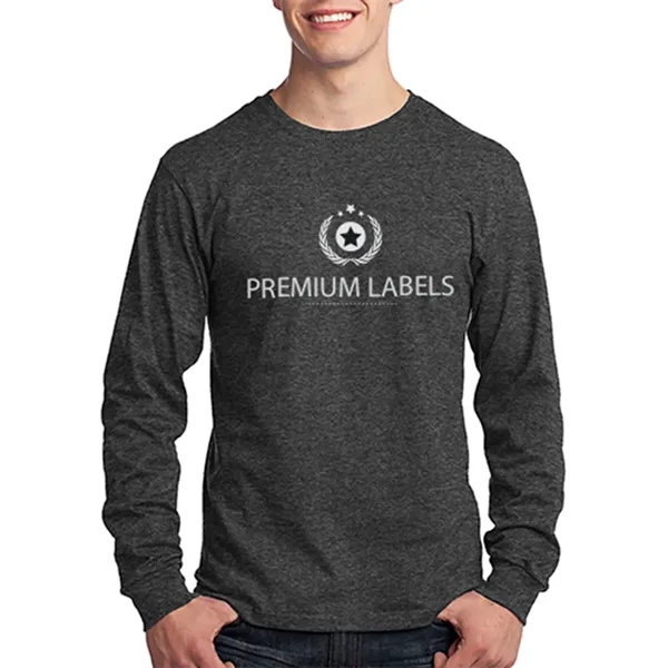 Long Sleeve Cotton T-Shirts 5.4 oz - Long Sleeve Cotton T-Shirts 5.4 oz - Image 6 of 22