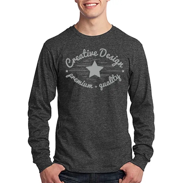 Long Sleeve Cotton T-Shirts 5.4 oz - Long Sleeve Cotton T-Shirts 5.4 oz - Image 7 of 22