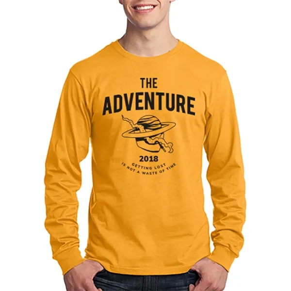 Long Sleeve Cotton T-Shirts 5.4 oz - Long Sleeve Cotton T-Shirts 5.4 oz - Image 8 of 22