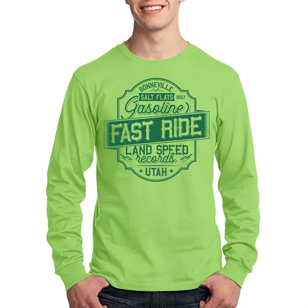 Long Sleeve Cotton T-Shirts 5.4 oz - Long Sleeve Cotton T-Shirts 5.4 oz - Image 14 of 22