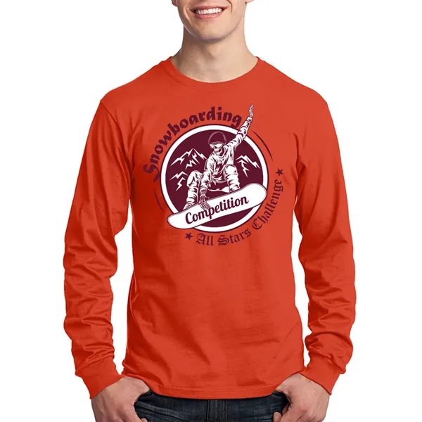 Long Sleeve Cotton T-Shirts 5.4 oz - Long Sleeve Cotton T-Shirts 5.4 oz - Image 16 of 22
