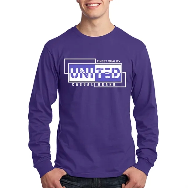 Long Sleeve Cotton T-Shirts 5.4 oz - Long Sleeve Cotton T-Shirts 5.4 oz - Image 17 of 22