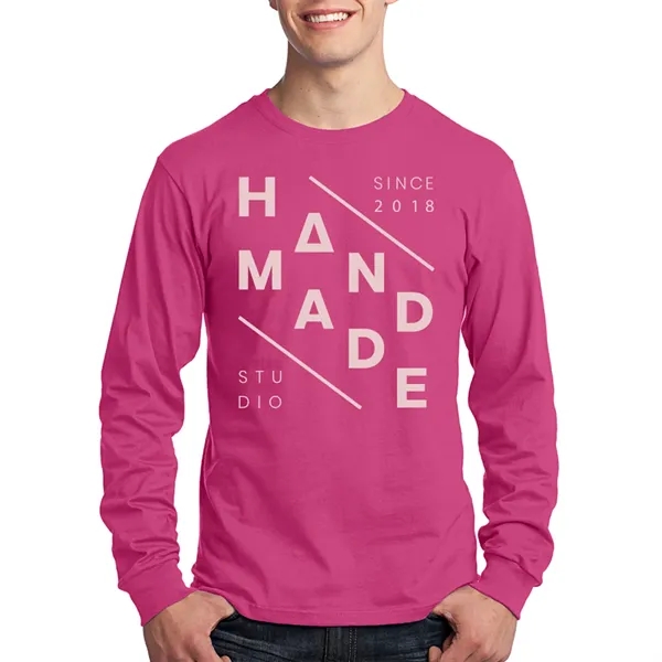 Long Sleeve Cotton T-Shirts 5.4 oz - Long Sleeve Cotton T-Shirts 5.4 oz - Image 20 of 22