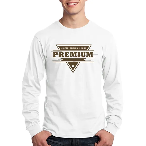 Long Sleeve Cotton T-Shirts 5.4 oz - Long Sleeve Cotton T-Shirts 5.4 oz - Image 21 of 22
