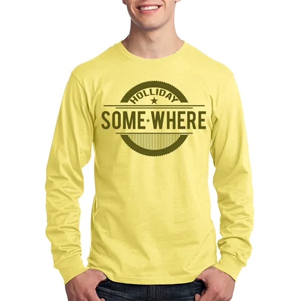 Long Sleeve Cotton T-Shirts 5.4 oz - Long Sleeve Cotton T-Shirts 5.4 oz - Image 22 of 22