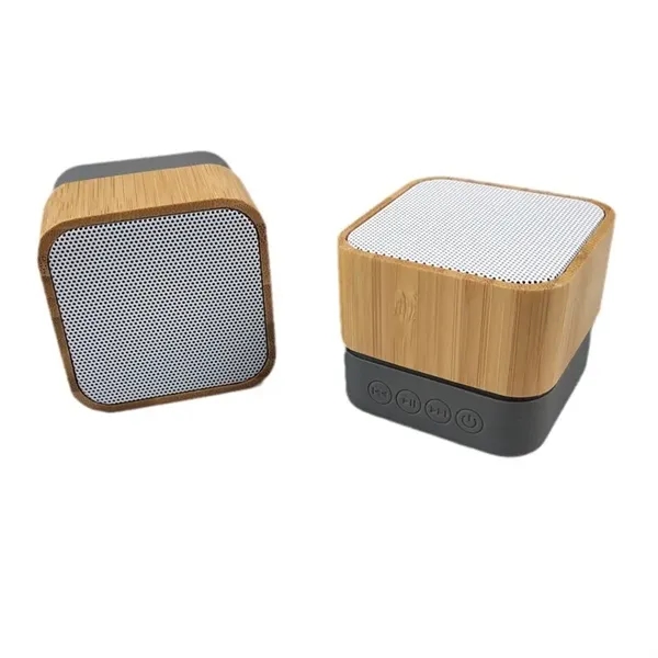 Mini Eco-Friendly Wireless Bamboo Speaker - Mini Eco-Friendly Wireless Bamboo Speaker - Image 1 of 1
