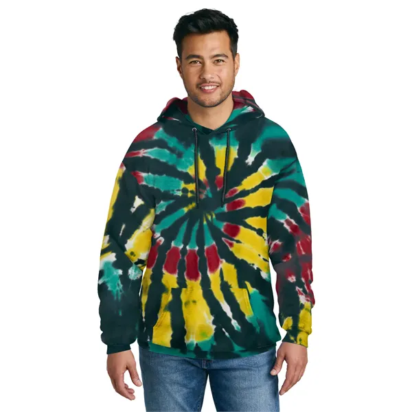 Port & Company Tie-Dye Pullover Hooded Sweatshirt. - Port & Company Tie-Dye Pullover Hooded Sweatshirt. - Image 61 of 66