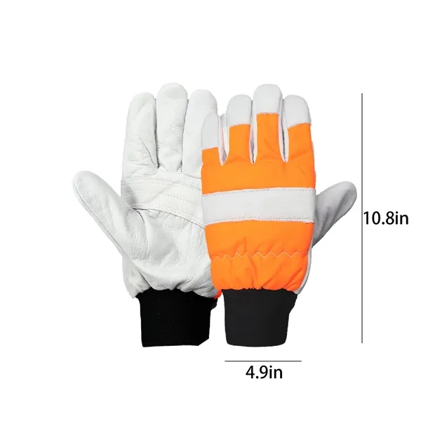 Safety protective genuine leather work gloves - Safety protective genuine leather work gloves - Image 2 of 4