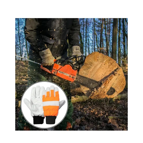 Safety protective genuine leather work gloves - Safety protective genuine leather work gloves - Image 4 of 4