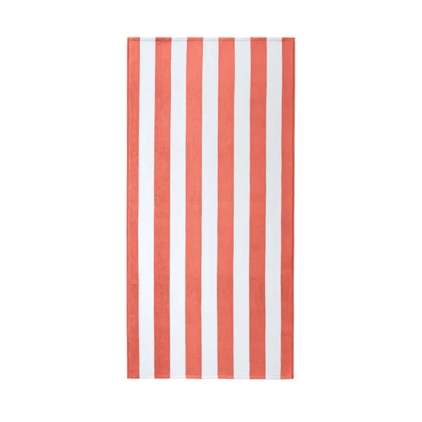Port Authority Value Cabana Stripe Beach Towel - Port Authority Value Cabana Stripe Beach Towel - Image 5 of 8