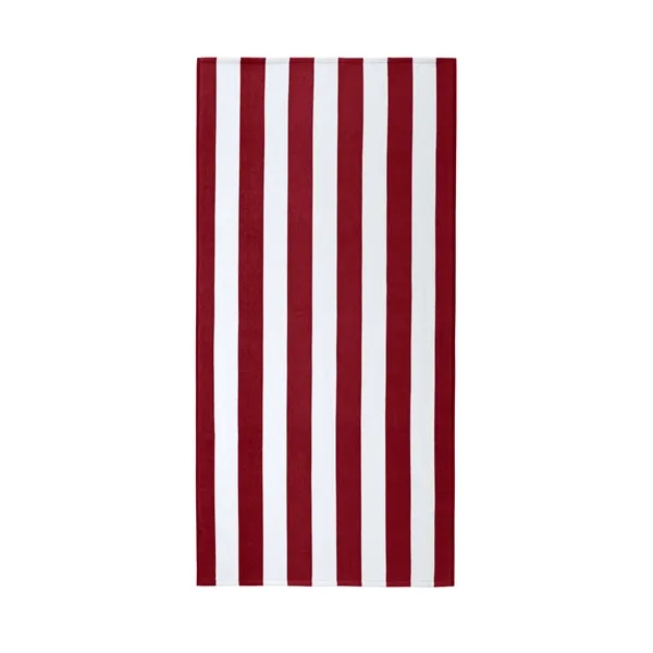 Port Authority Value Cabana Stripe Beach Towel - Port Authority Value Cabana Stripe Beach Towel - Image 6 of 8