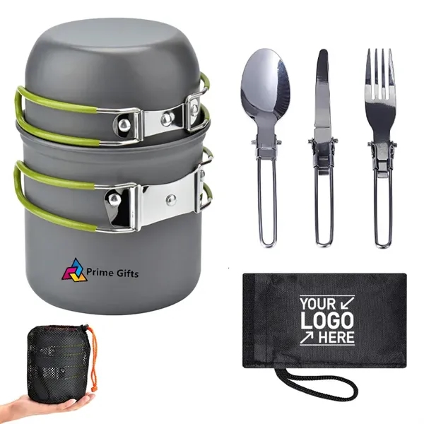 Camping Cookware Set with Storage Bag - Camping Cookware Set with Storage Bag - Image 0 of 5