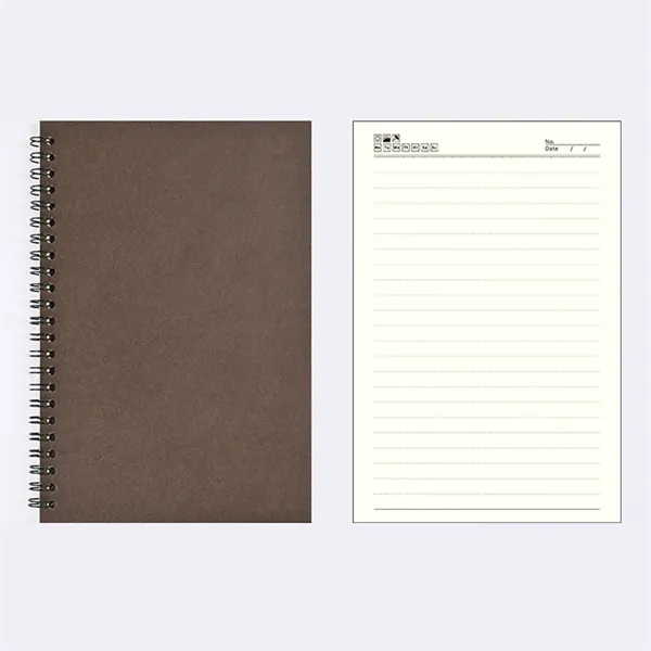 Eco-Friendly Spiral Notebook with Soft Cover - Eco-Friendly Spiral Notebook with Soft Cover - Image 2 of 4