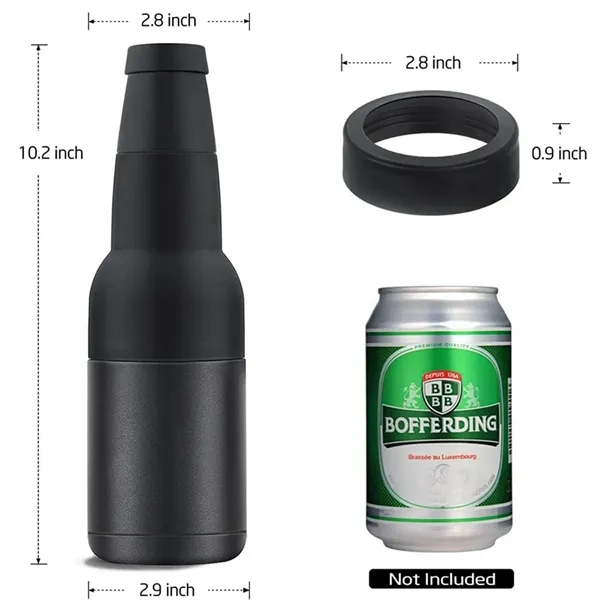 Beer Can and Bottle Cooler with Opener - Beer Can and Bottle Cooler with Opener - Image 3 of 5