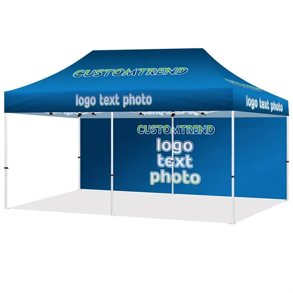 Personalized Pop Up Tent Canopy for Tradeshow Outdoor Events - Personalized Pop Up Tent Canopy for Tradeshow Outdoor Events - Image 0 of 4