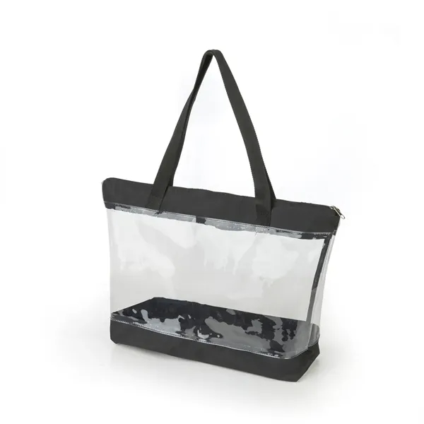 ClearPass Zipper Tote Bag with Pockets - ClearPass Zipper Tote Bag with Pockets - Image 1 of 5