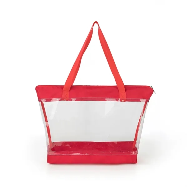 ClearPass Zipper Tote Bag with Pockets - ClearPass Zipper Tote Bag with Pockets - Image 3 of 5