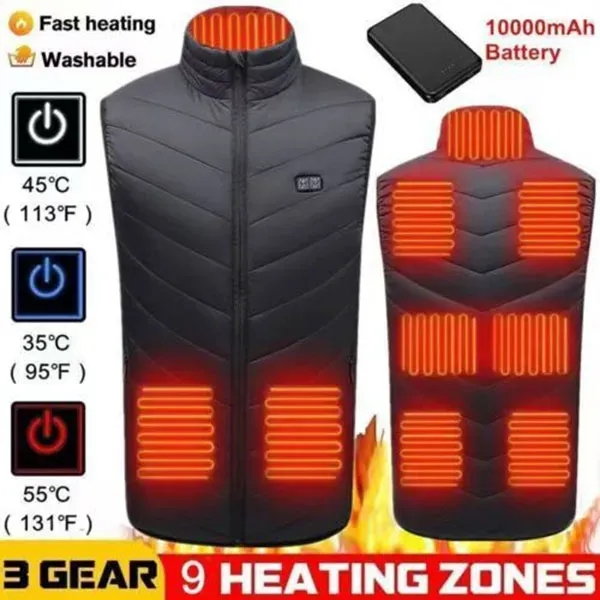 Heated Vest for Men Women - Heated Vest for Men Women - Image 2 of 2