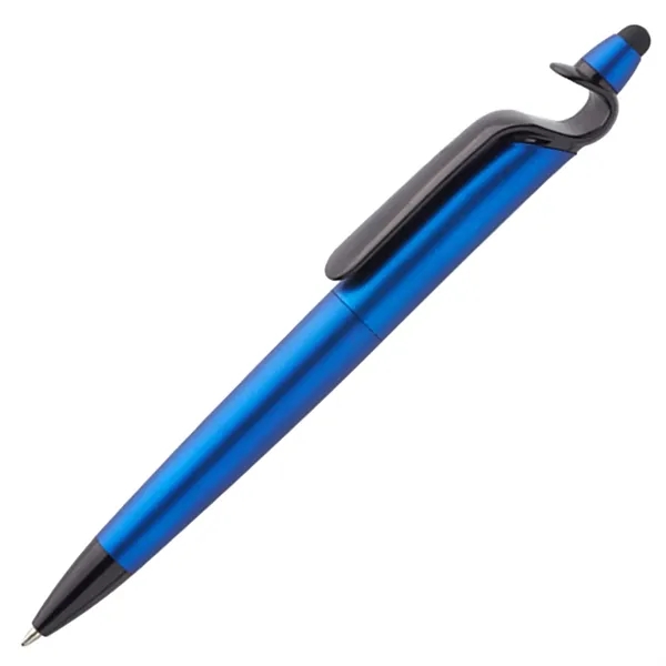 USA Printed Metal Pen w/ Silver Accents & Phone Stand - USA Printed Metal Pen w/ Silver Accents & Phone Stand - Image 1 of 4