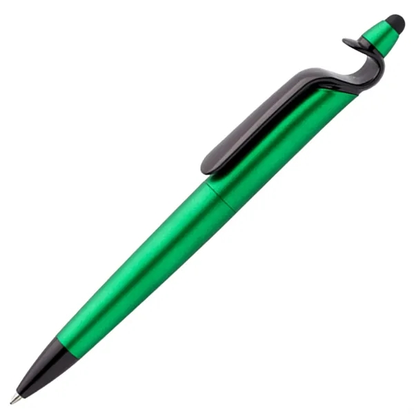 USA Printed Metal Pen w/ Silver Accents & Phone Stand - USA Printed Metal Pen w/ Silver Accents & Phone Stand - Image 3 of 4