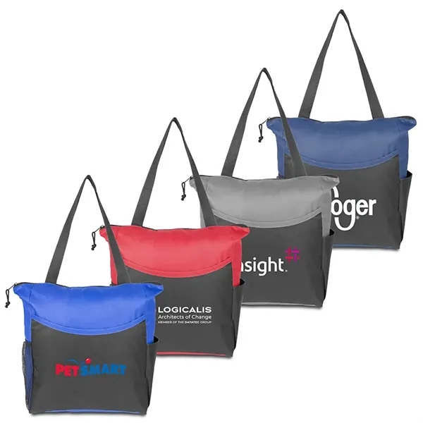 Two-Tone Promotional Campaign Tote Bag - Two-Tone Promotional Campaign Tote Bag - Image 0 of 12