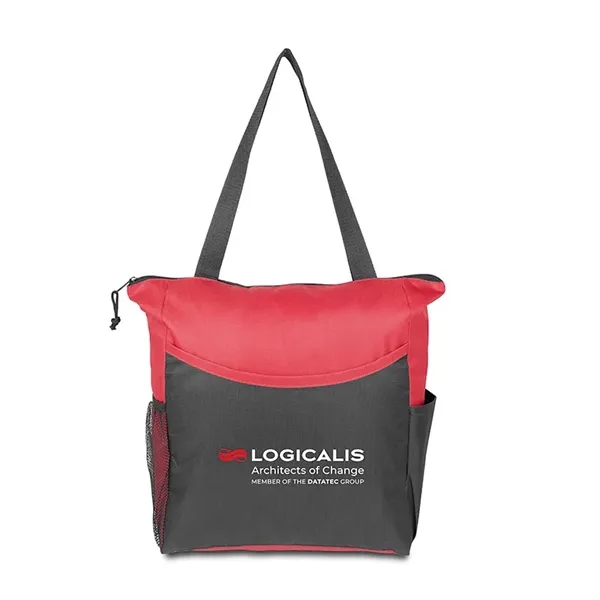 Two-Tone Promotional Campaign Tote Bag - Two-Tone Promotional Campaign Tote Bag - Image 3 of 12