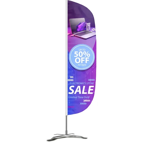Custom Digital Printed Feather Flags - 8' x 2' - Custom Digital Printed Feather Flags - 8' x 2' - Image 0 of 0