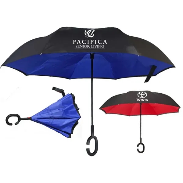 Reverse 2-Tone Umbrella - Reverse 2-Tone Umbrella - Image 0 of 3