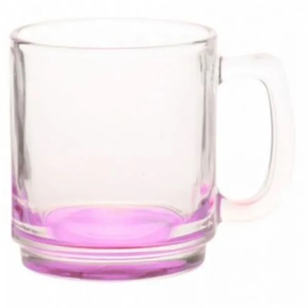 9 oz. Classic Glass Coffee Mug w/ Custom Logo Easy Grip - 9 oz. Classic Glass Coffee Mug w/ Custom Logo Easy Grip - Image 7 of 7