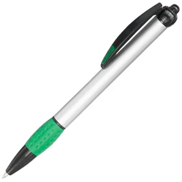 Promotional Plastic Pens w/ Colorful rubber grips - Promotional Plastic Pens w/ Colorful rubber grips - Image 2 of 5