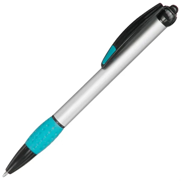 Promotional Plastic Pens w/ Colorful rubber grips - Promotional Plastic Pens w/ Colorful rubber grips - Image 5 of 5