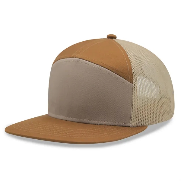 7 panel Hybrid trucker cap - 7 panel Hybrid trucker cap - Image 5 of 20