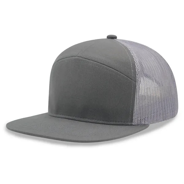 7 panel Hybrid trucker cap - 7 panel Hybrid trucker cap - Image 7 of 20