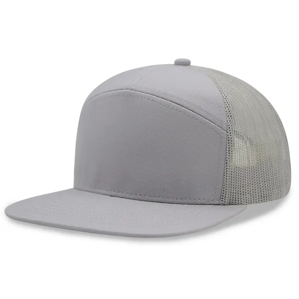 7 panel Hybrid trucker cap - 7 panel Hybrid trucker cap - Image 8 of 20