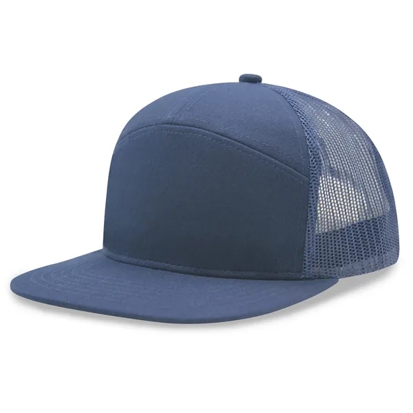 7 panel Hybrid trucker cap - 7 panel Hybrid trucker cap - Image 9 of 20