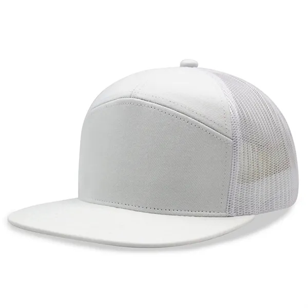 7 panel Hybrid trucker cap - 7 panel Hybrid trucker cap - Image 11 of 20