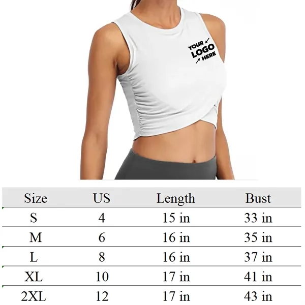 Women Crop Yoga Tank Tops - Women Crop Yoga Tank Tops - Image 12 of 12