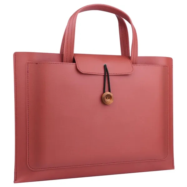 PU Leather Laptop Sleeve Case Briefcase - PU Leather Laptop Sleeve Case Briefcase - Image 1 of 11