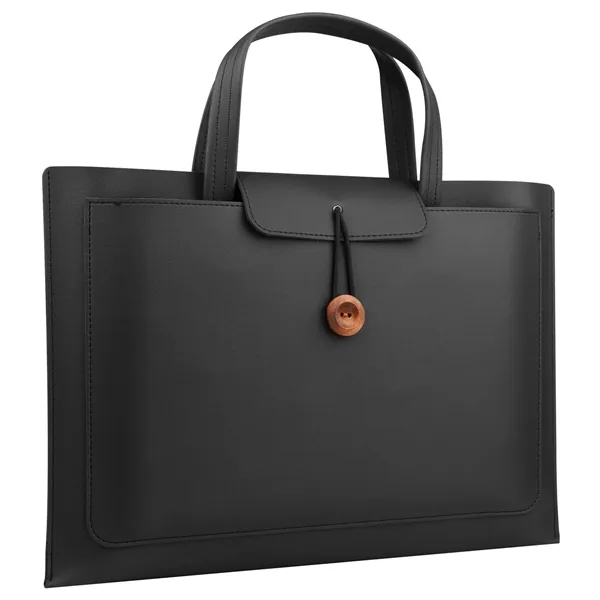 PU Leather Laptop Sleeve Case Briefcase - PU Leather Laptop Sleeve Case Briefcase - Image 3 of 11